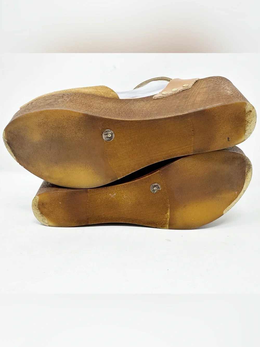 Seychelles Paddle Suede Wedge Sandal Size 8.5 Brown Italian